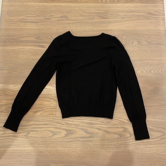 Z Supply asymmetrical black sweater - Picture 3 of 3